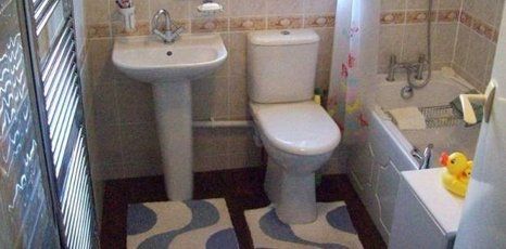 a domestic bathroom