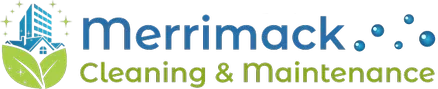 A logo for merrimack cleaning and maintenance