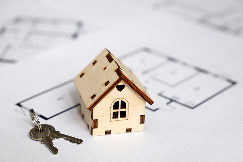 House model and keys