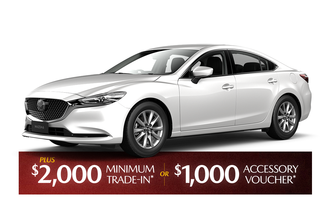 A silver mazda 6 is shown on a white background.