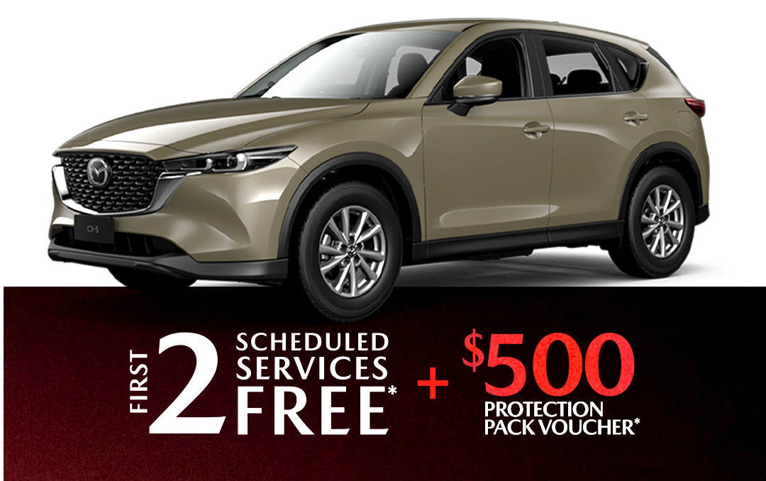 A blue mazda cx-5 is shown on a white background.