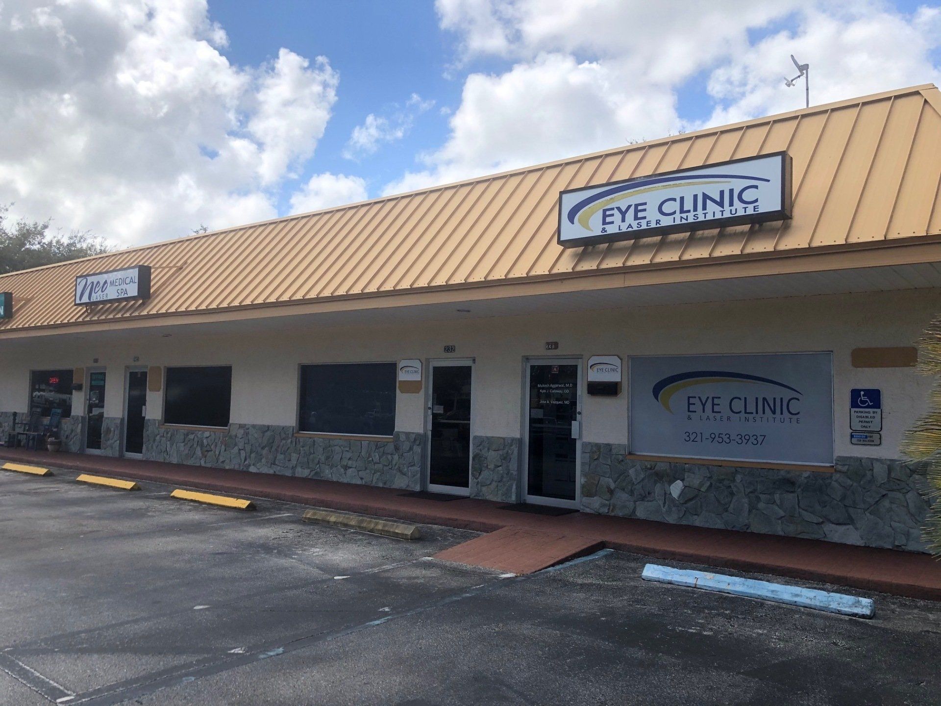 Melbourne Office Front — Merritt Island, FL — Eye Clinic & Laser Institute