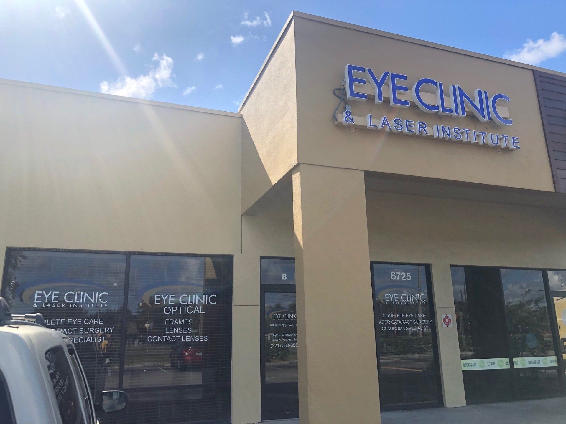 Port St. John Office Front — Merritt Island, FL — Eye Clinic & Laser Institute