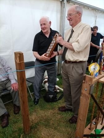 Ayr Show 2024 Overall Champion Barry Frizell Judge Ian McConchie