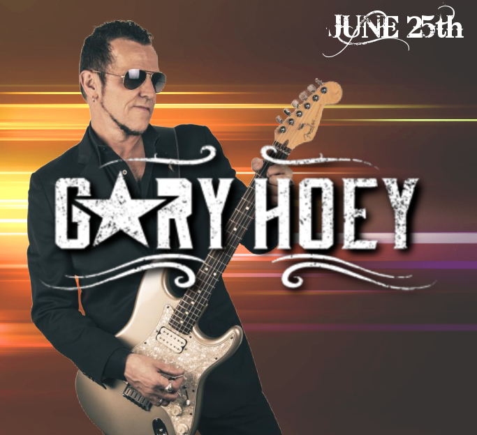 Gary Hoey June 25th music
at the point