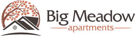 Big Meadow Apartments logo. Links to homepage