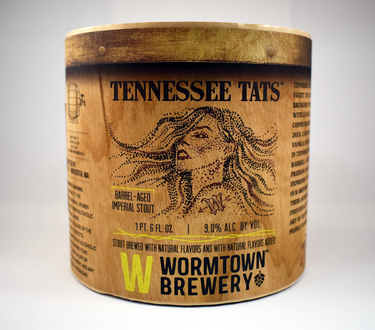 Wormtown Brewery's Tennessee Tats Labels