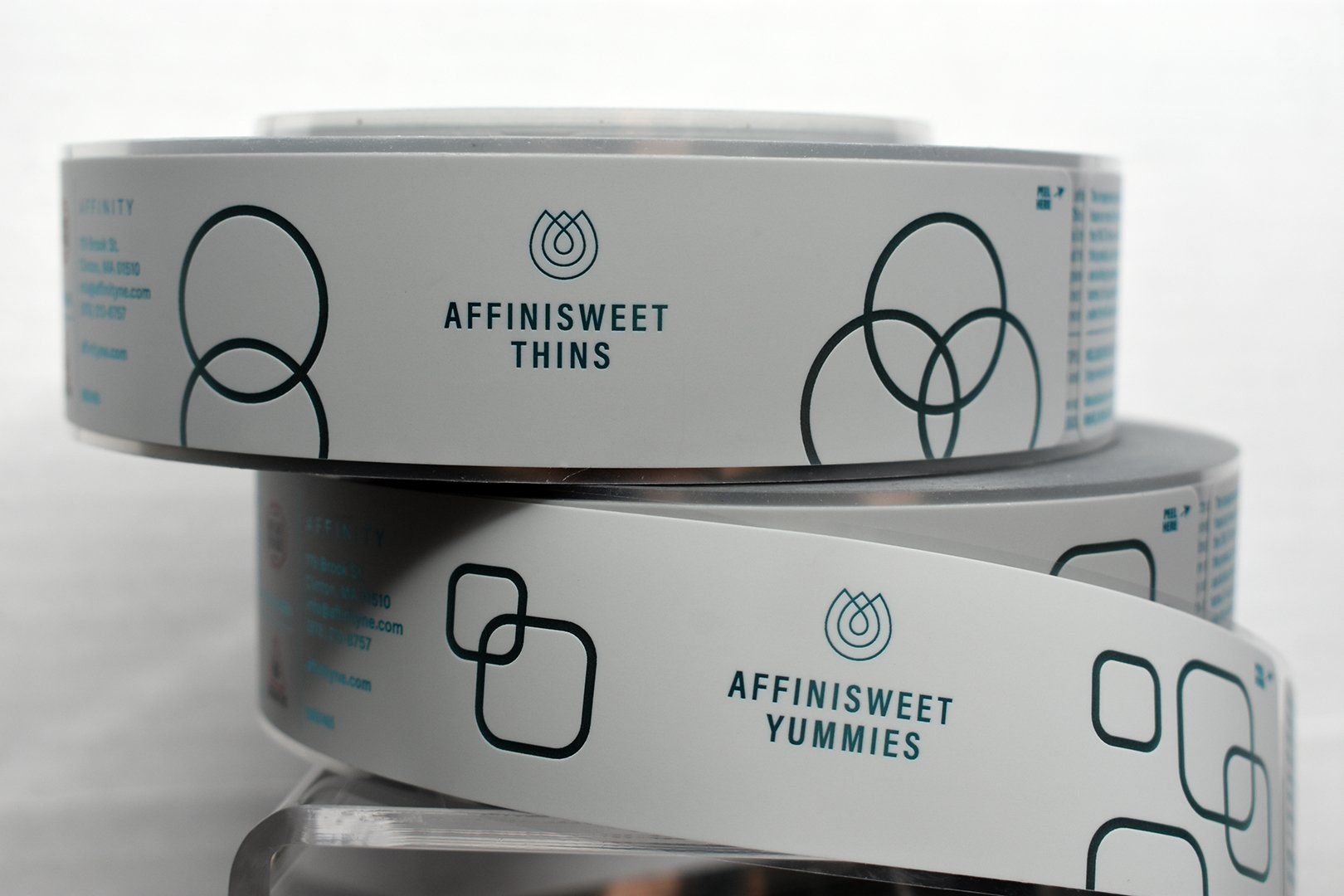 Affinity Thins and Yummies Label Rolls