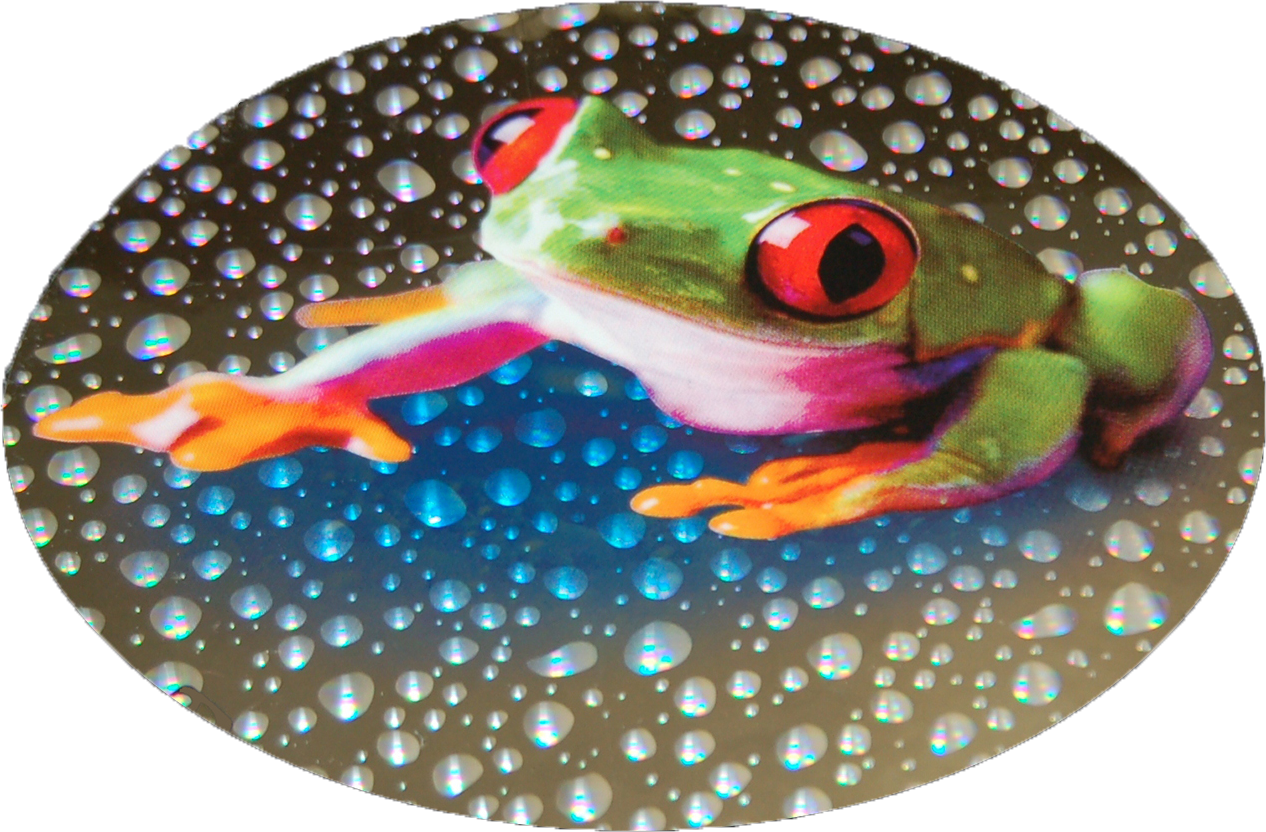 FLEXcon Frog prismatic water drops