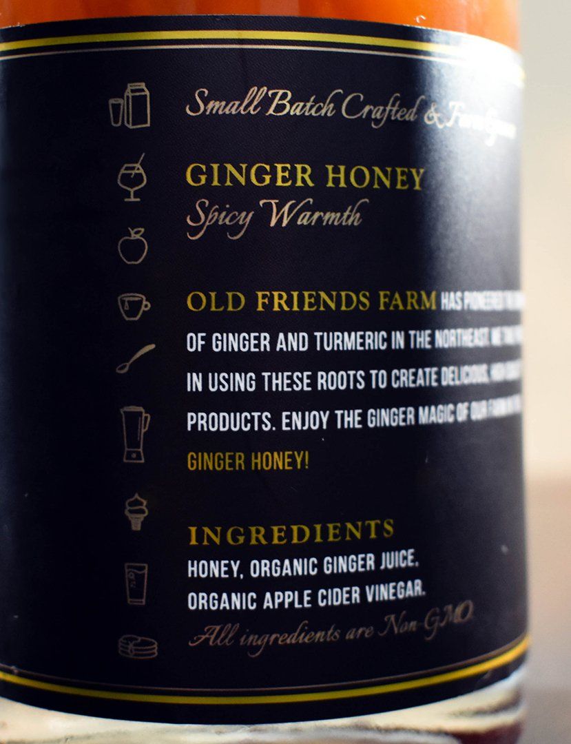 Old Friends Farm Ginger Honey
