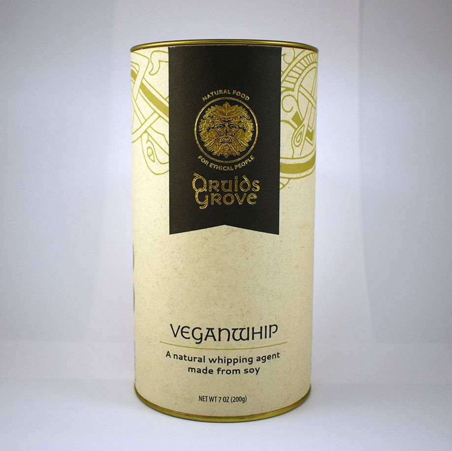 Druids Grove Veganwhip 100% PCW label