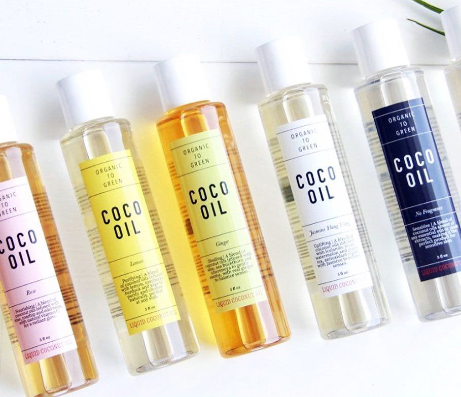 Organic to Green's Coco Oil products
