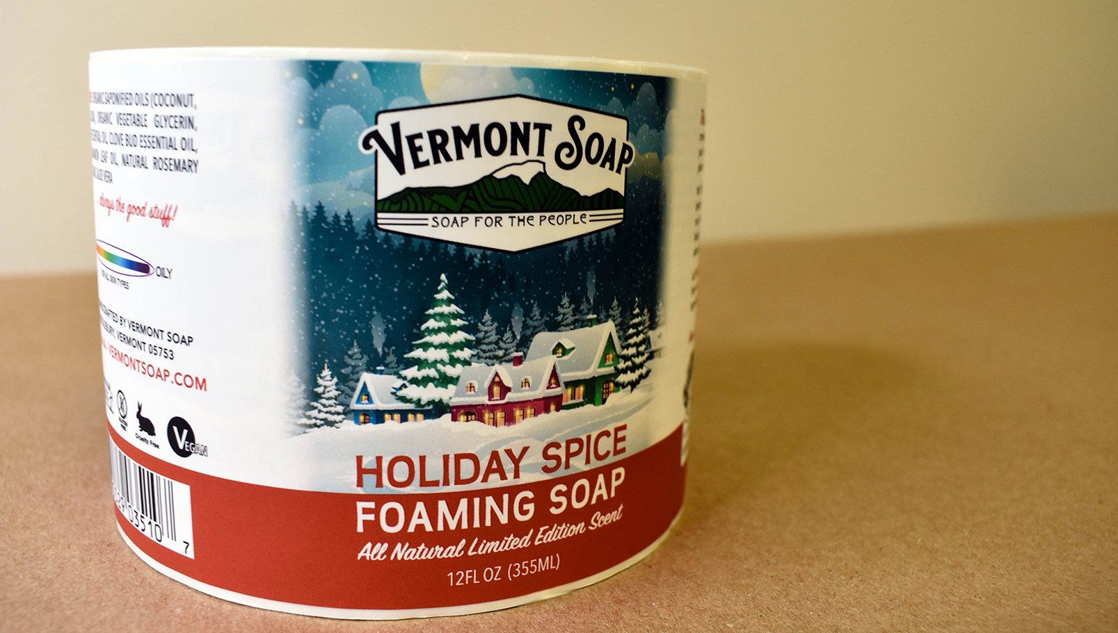 Vermont Soap Holiday Spice Foaming Hand Soap