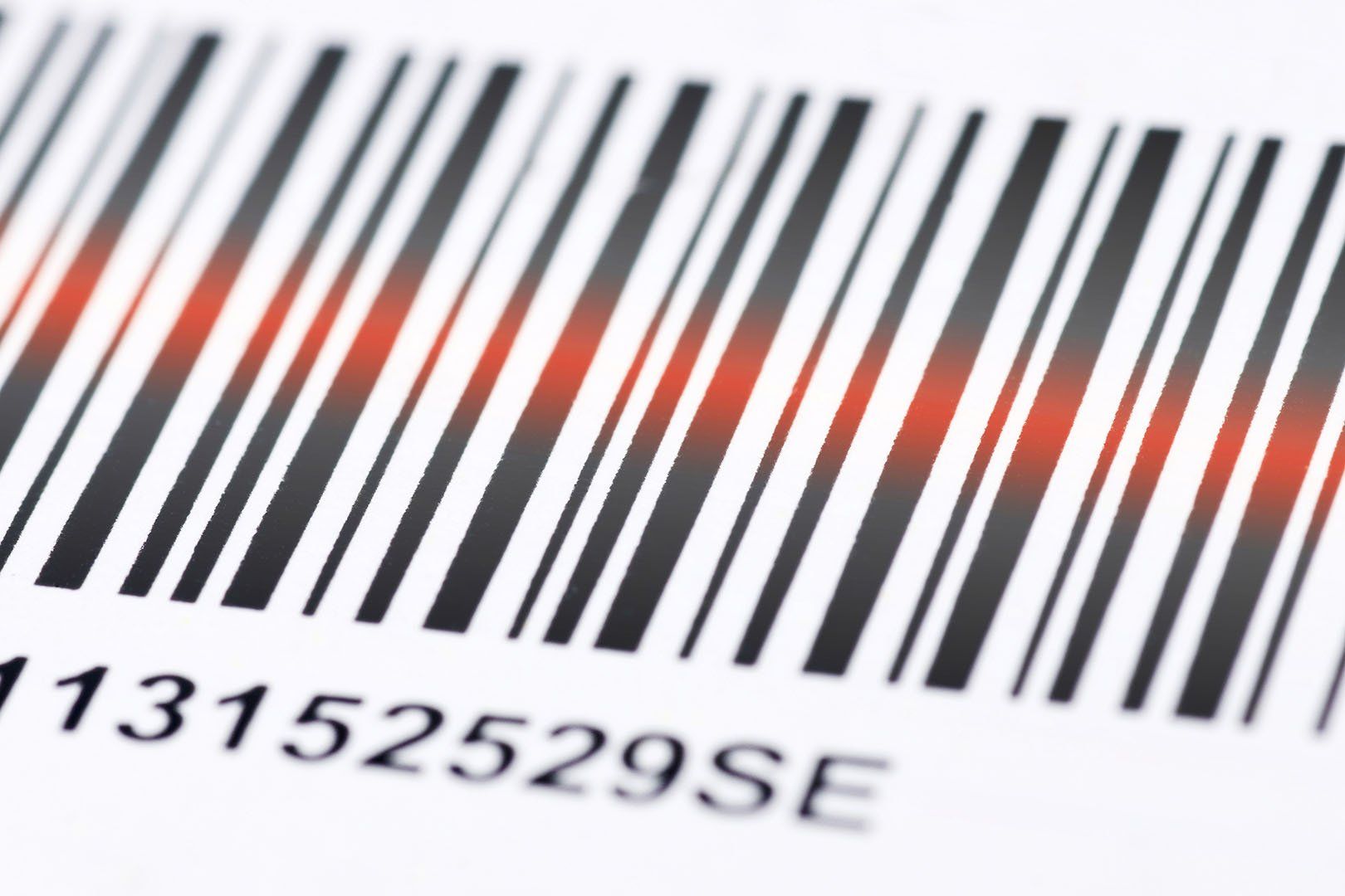 UPC Barcode with scan light