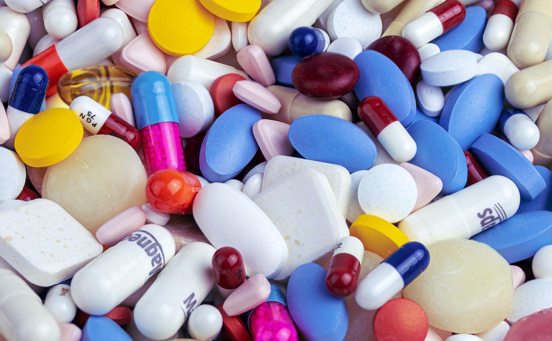 Multi Colored Pills