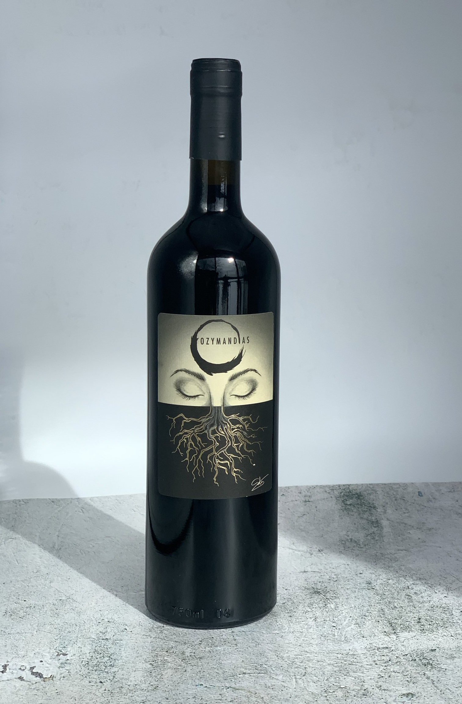 Ozymandias wine label