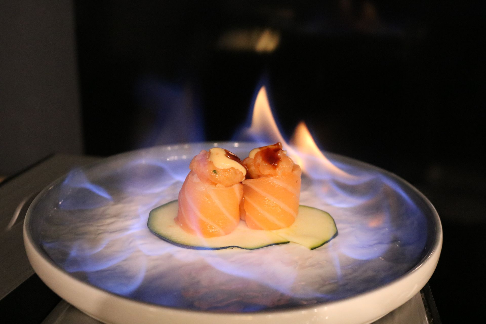 sushi flambe