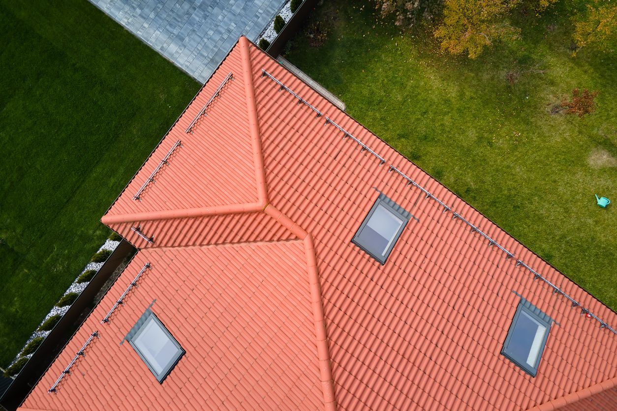 Red metal roof