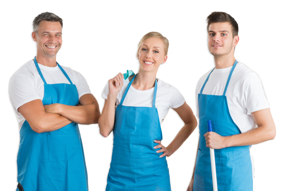 Cleaning Team Smiling — Cleaners in Toowoomba, QLD