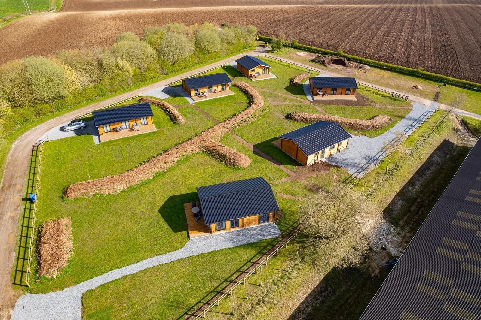 6 Stunning 2 Bedroom Lodges built by Northern Log Cabins