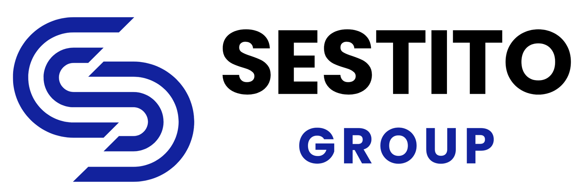 Logo con un escavatore giallo che forma la prima lettera della parola 