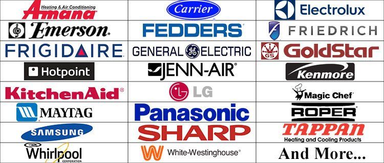 Service Brands Logos — Manchester, CT — Boston Joe’s Appliance Repair