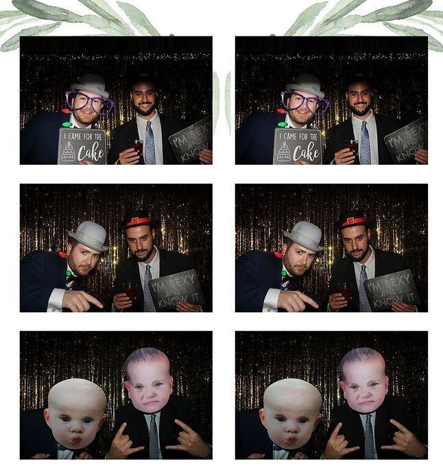 Wedding Photo Booth Setup at a Miami Wedding Reception