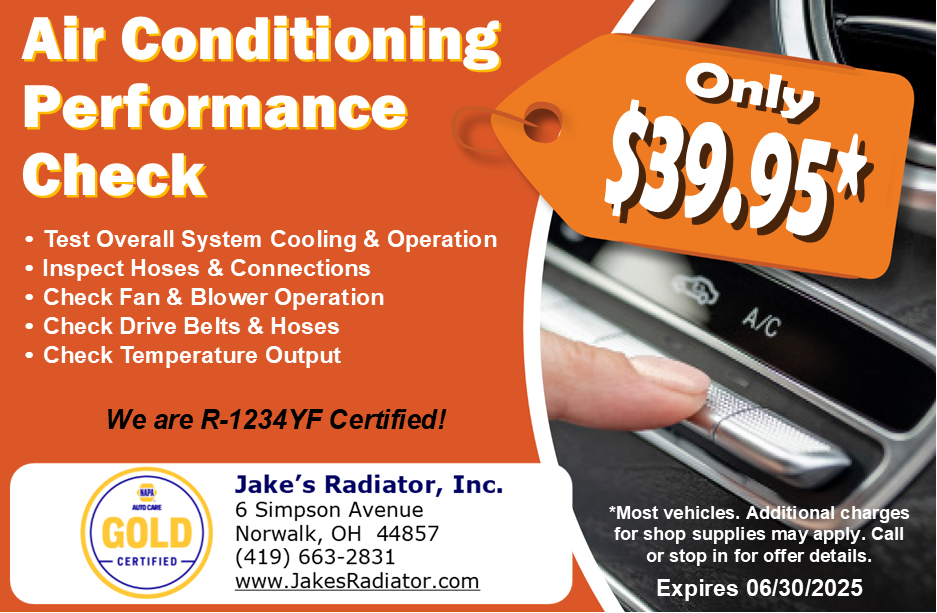 July Coupon | Jake's Radiator Inc