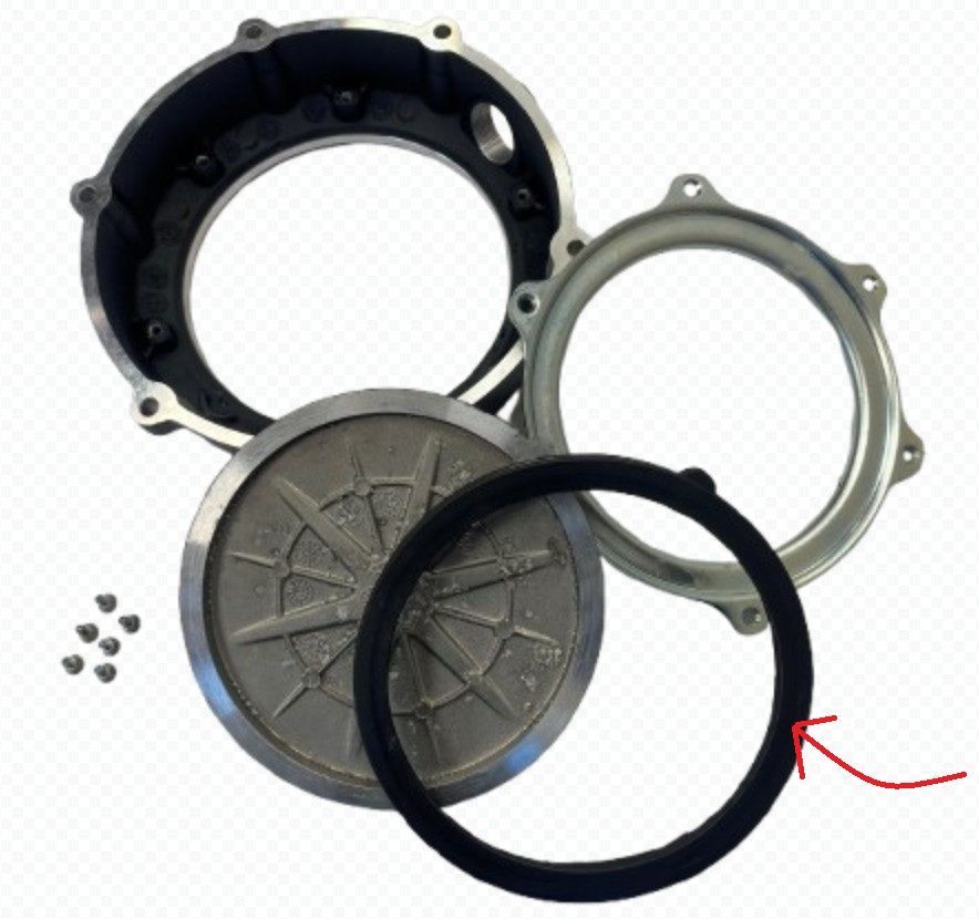 Rubber gasket for Aprilia Dorsoduro / Shiver 750 Clutch Cover