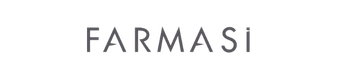 La palabra "Farmasi" en una fuente gris, sans-serif, centrada sobre un fondo blanco.