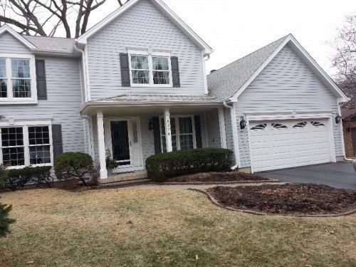 House Exterior And Front Yard — Warrenville, IL — D-S Exteriors Inc