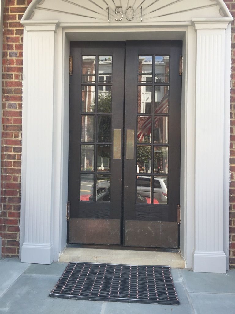 A door with the number 121 on it