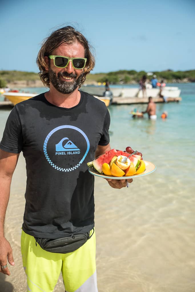Olivier, the beach boy of the Yellow Beach