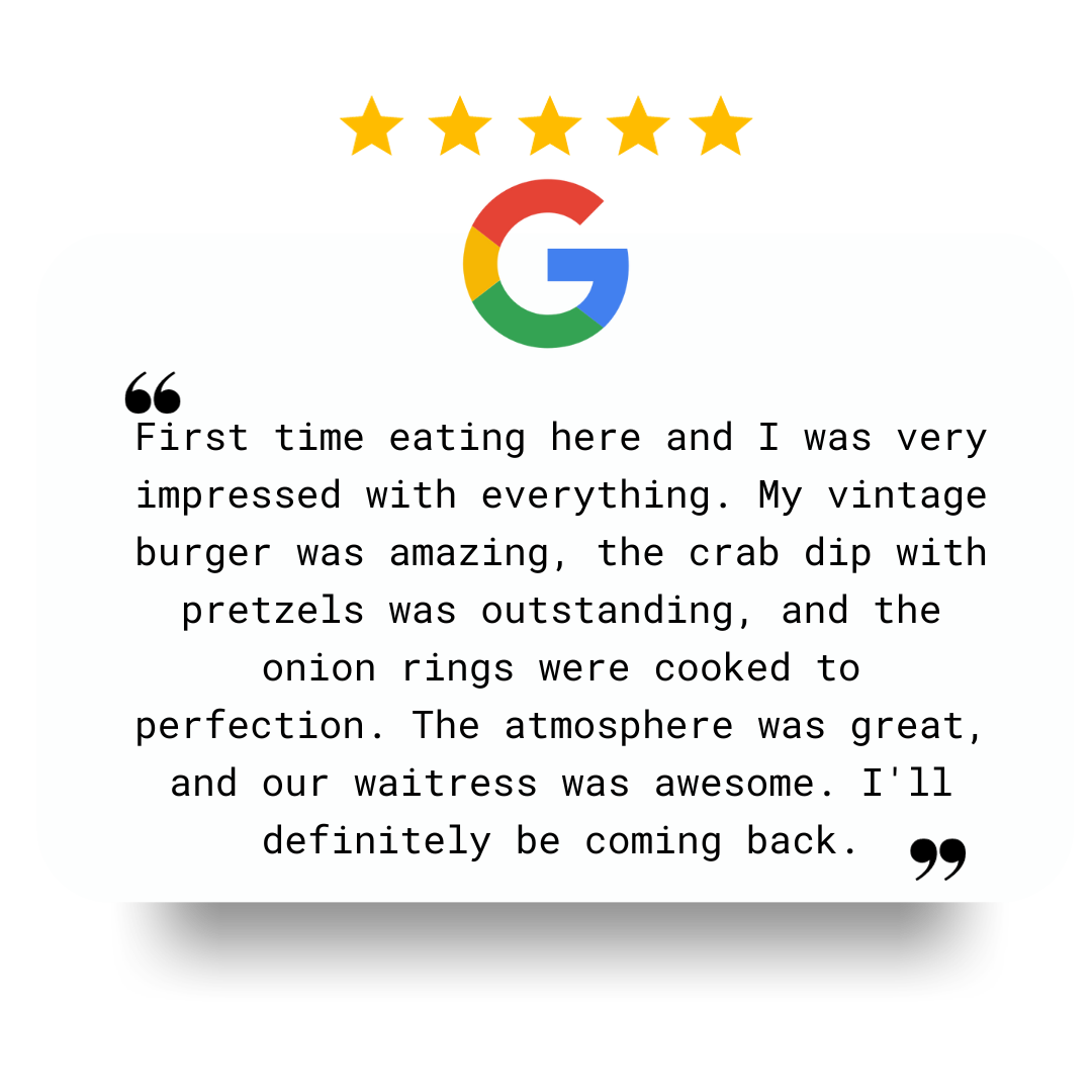 J'ville Grille Google Review