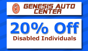 Disabled Individuals Special Offer, Genesis Auto Repair Center in Miramar, FL