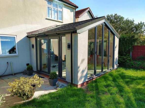 Mr and Mrs P - Recent Gable fronted Garden room project