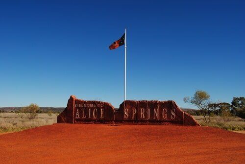 Alice Springs Sign — Local in Alice Springs, NT