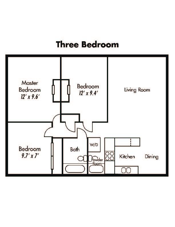 3 Bed | 1 Bath