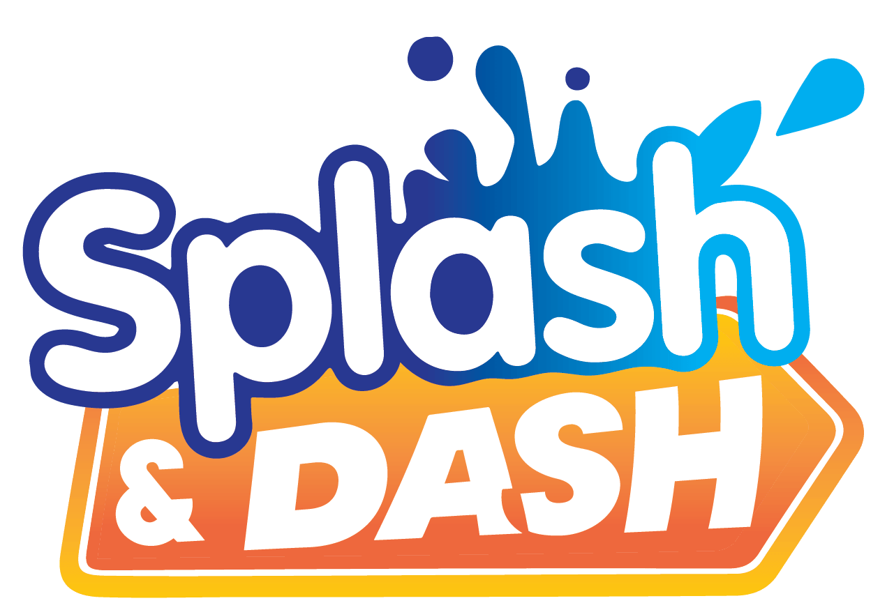 Splash & Dash Logo - Reads Splash & Dash