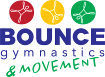 Bounce, gymnastics logo