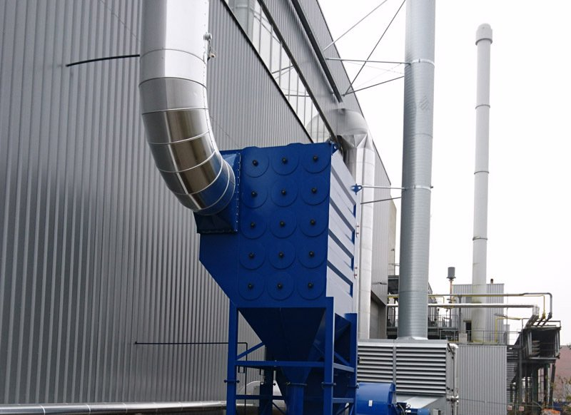 Slibestøvsudsugning med varmegenvinding