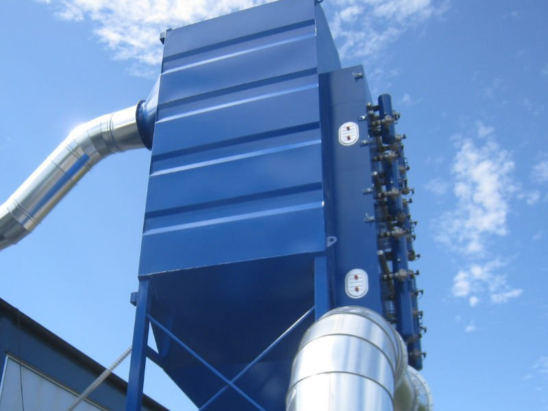 Udsugning af plaststøv med varmegenvinding