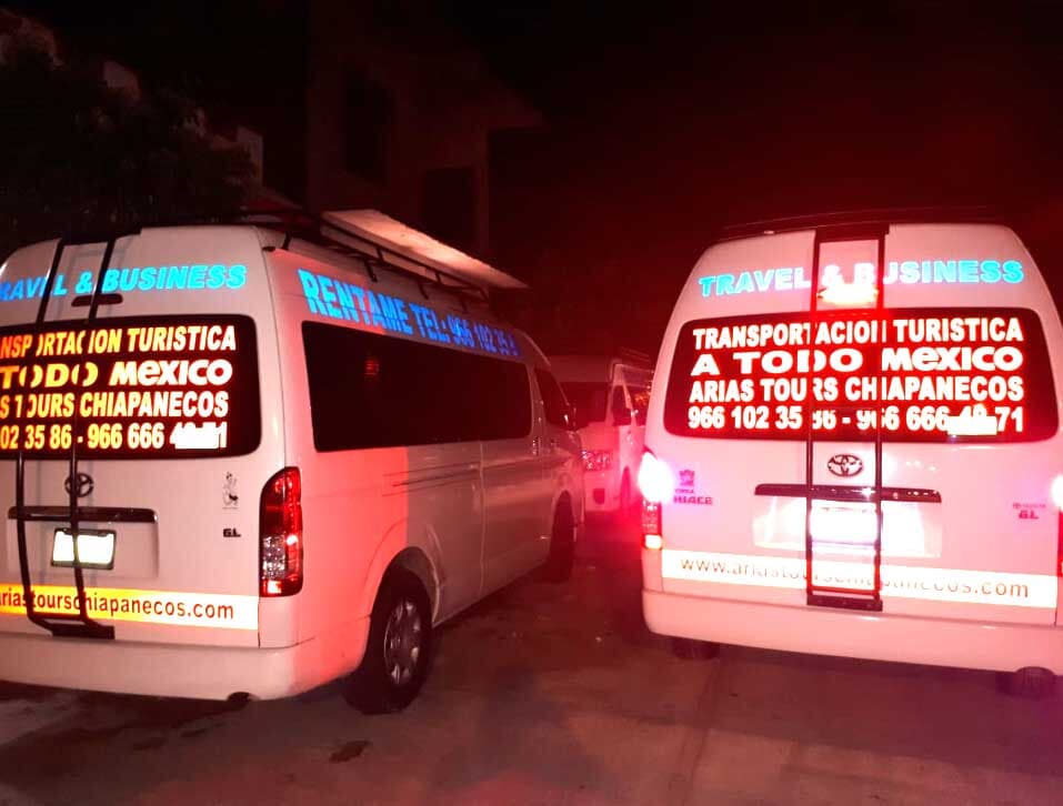 ARIAS TOURS CHIAPANECOS - Renta de urvan