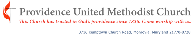 Providence United Methodist Church in Monrovia logo