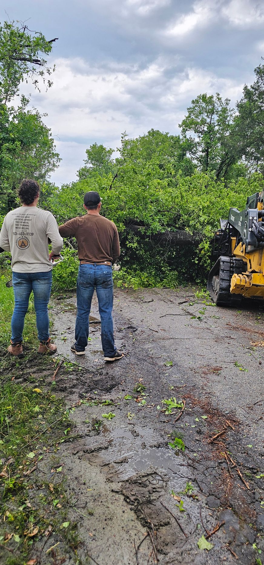 A land clearing service in Canton, TX offered by Rockin' A Timber 