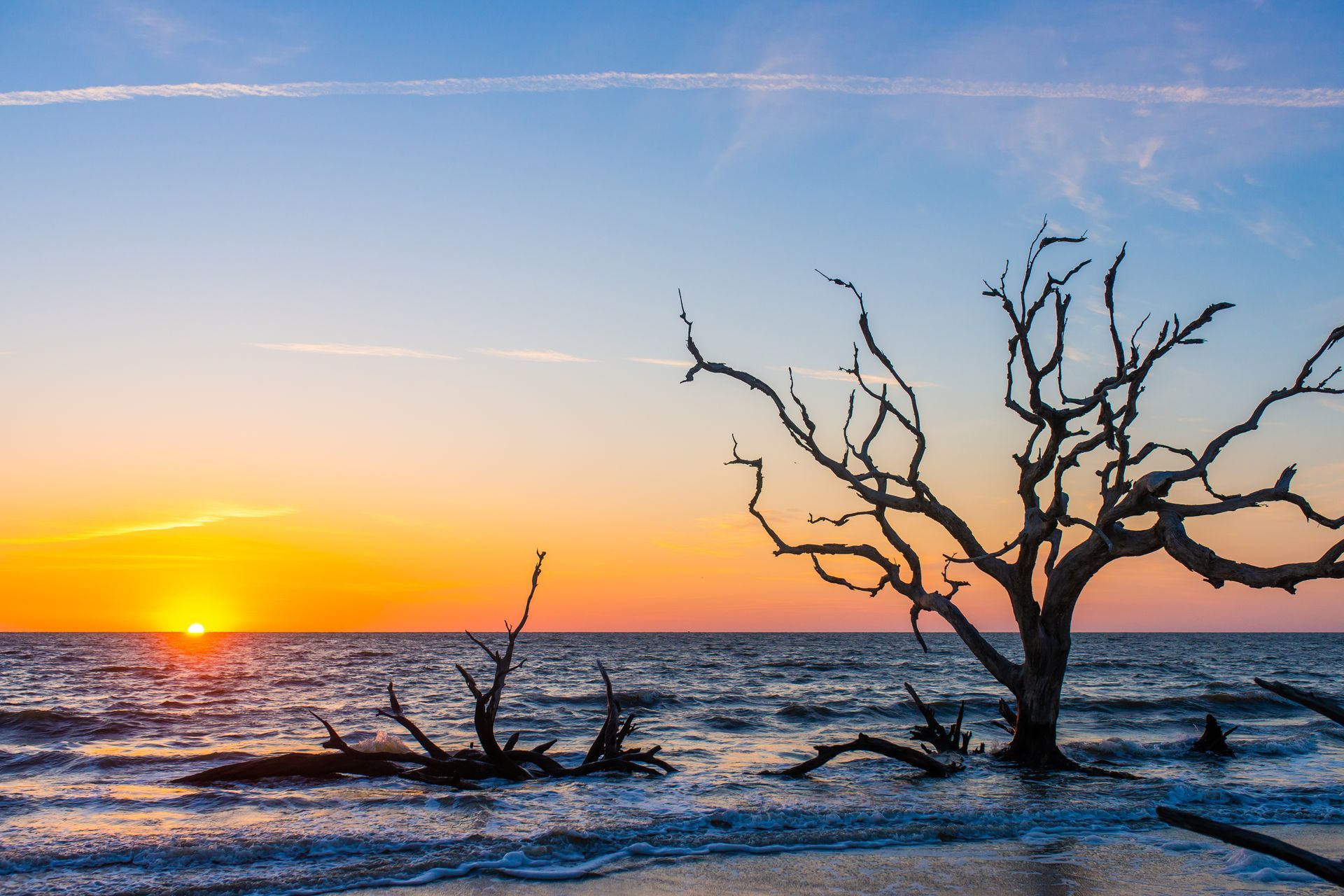 sunset at Jekyll Island