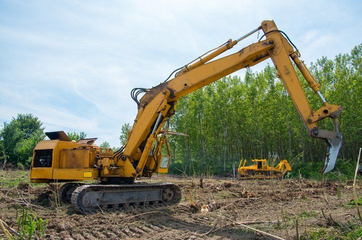 Excavator Clearing Land in Construction Site | Land Clearing | Kelly Burt Dozer | Navasota, TX  & Somerville, TX