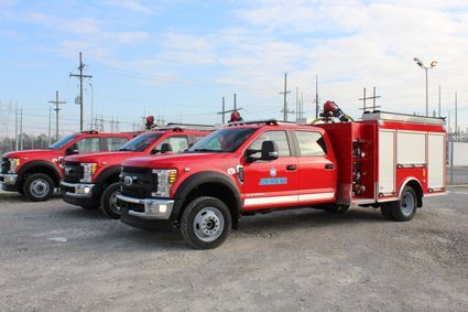 Fire truck for shintech