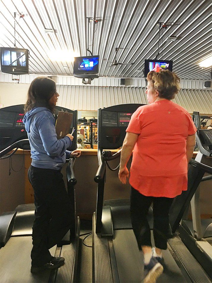 christine lewis at gym 1