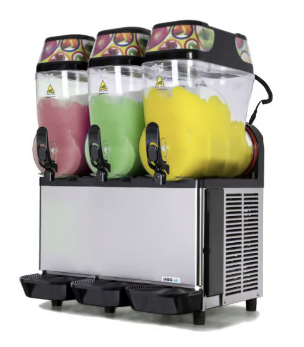 3 flavour slushie frozen cocktain machine for hire